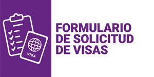 Formulario de solicitud de Visas